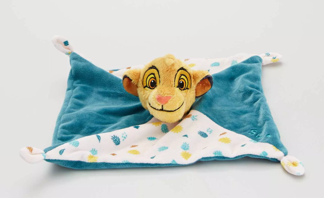  roi lion plat simba bleu blanc 25 cm 